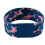 Vibranting Floral Dolphin Print Elastic Wristband Soft-48 1