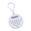 ABS Silicon Keyring Calculator With Noiseless Keys Ideal-White 1