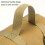 H148 Outdoor Folding Moisture-proof Training Camping Mat (Khaki) 4