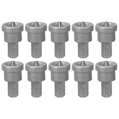 10pcs Drywall Dimpler Magnetic PH2 Bits for Plasterboard Screw Depth Stop Limit