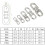 5mm 304 Stainless Steel Universal Rotating Ring 5