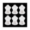 12pcs/6Pairs Replacement Electrode Pad for Omron Massagers Elepuls Long Life Pad 2