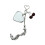 Mirror Cherry Keychain Featuring Heart And Cherry Design Made Of 1