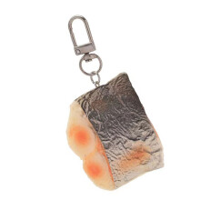 Realistischer Fischfleisch-Schlüsselanhänger, PVC-Textur mit