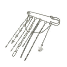 Exquisite Brosche mit Metallquasten, ideales Geschenk für-6
