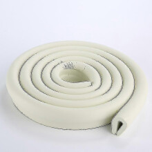 (White) 2m U Shape Baby Safety Soft Corner Edge Foam Guard Cushion Compatible With Glass Table