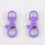 20PCS Plastic Jewelry Clasps Child Friendly Design-White 5
