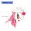 Poisson tropical surdimensionné créatif avec broche de mode en 3
