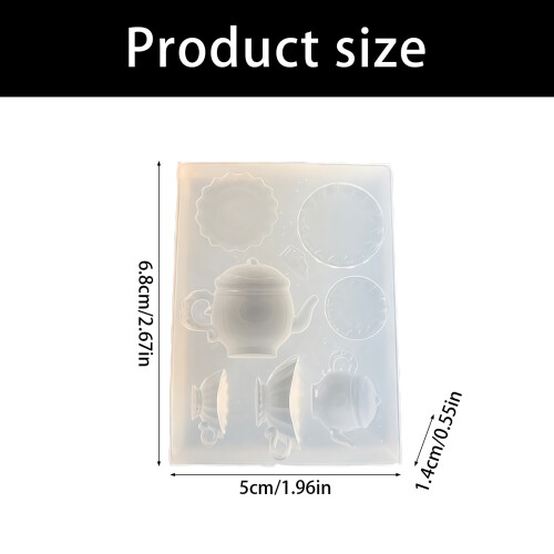 Multi Purpose Silicone Teapot Mold Suitable For Candy Making 2