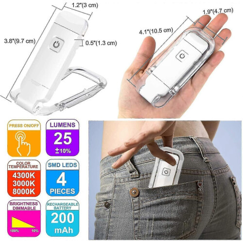 USB Rechargeable LED Reading Light with Reading Lamp compatible Reading in Bed - B_Surprise Gift 1