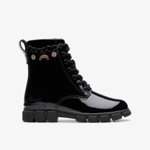 (Fit Type[Shoes], Shoe Size) Evyn Charm Kid Black Patent