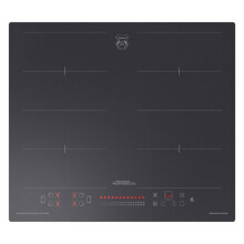 Piastra di cottura a induzione - KAISER - KCT 6110 FI - 4 zone FlexInduction - Power Booster 7,4 kW - Vetro Moiré anti-graffi