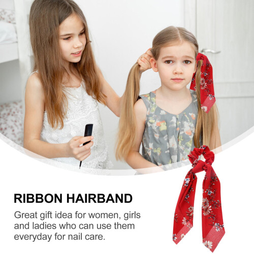 Elastici per capelli rotondi in tessuto per donna – Set da 4 pezzi 2