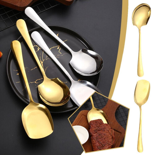 Extra Thick Serving Spoon Buffet Tablespoon Large 2