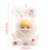 Porte-clés en forme de lapin ludique, Options multicolores,-Bleu 2