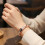 Verstelbare open einde armband etnische emaille sieraden-bruin 7