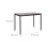 Dining Table for 4, 110 x 60 cm, Oak-Effect Top 4