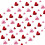 3D Heart Garland – Red, Pre-Assembled, Reusable 3