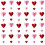 3D Heart Garland – Red, Pre-Assembled, Reusable 5