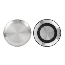 Pet Feeding Station With Stainless Steel Dish Shallow Design