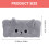 Fascia per capelli Grey Cat Spa per lavare viso e trucco 2