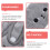 Fascia per capelli Grey Cat Spa per lavare viso e trucco 4