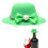 St. Patrick's Day Desktop Ornament Set Green Irish Hat Wine 8