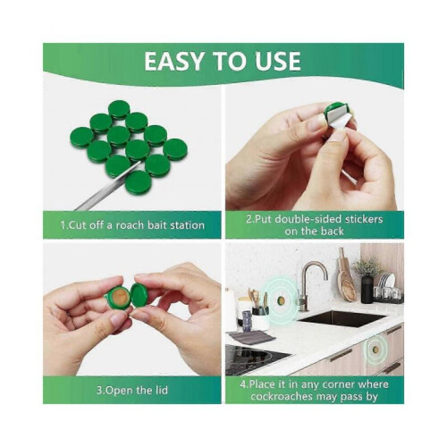 roach control bait stations 12pcs for home use 2
