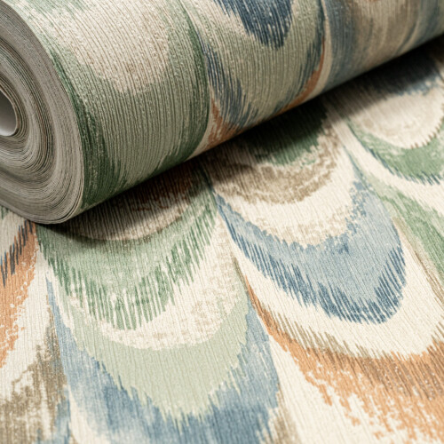 Multi Geometric Metallic Wallpaper Textured Retro Quirky Paste The Wall Vinyl 1