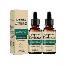 (2pcs) 1-3X Anti-Cellulite Lymphatic Drainage Drops for Men Women Body Care 60ml