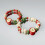 Trendy Elastic Ceramic Bead Bracelet Unique Rainbow Colors 5