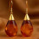 Lightweight Retro Brown Earrings With Easy Hook Closure Ear 4
