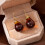Lightweight Retro Brown Earrings With Easy Hook Closure Ear 7