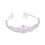 Tiara de cristal com strass para mulheres 5