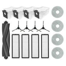 Vervangingsonderdelen en accessoires compatibel met Dreame Bot L10s Plus: hoofdborstel, zijborstel, HEPA-filter, dweil, stofdoek_Verrassingscadeau