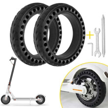 Electric Scooter Xiaomi Puncture-proof Honeycomb tires - 2pcs_Surprise Gift