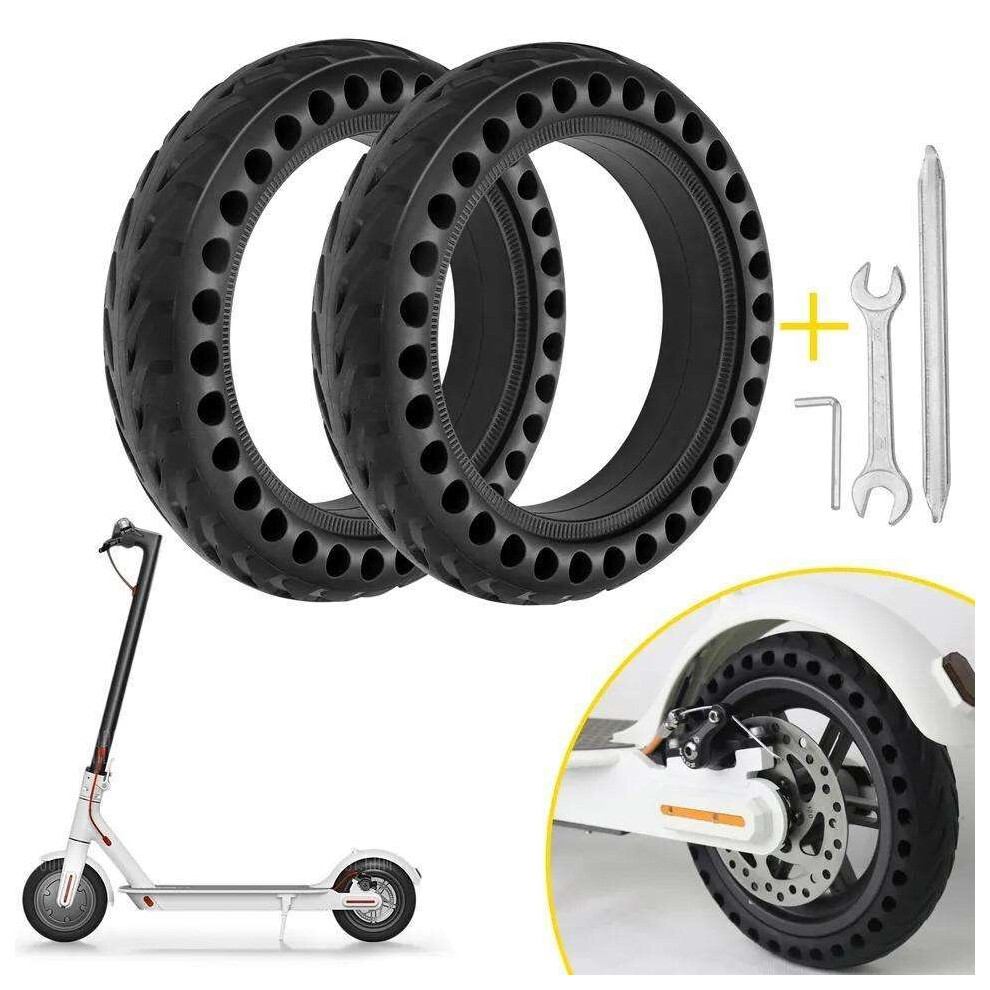 Electric Scooter Xiaomi Puncture-Proof Honeycomb Tires - 2Pcs_surprise Gift 6902344813947
