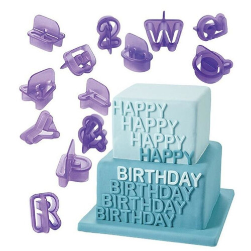 Letters - Numbers - Alphabet - Cookie Cutters - Baking Molds_Surprise Gift