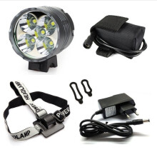 Fahrradbeleuchtung, 6000 Lumen, 5 LEDs, wasserdichte Mountainbike-Frontleuchte mit Akku, 3 Modi – Überraschungsgeschenk fürs Fahrrad