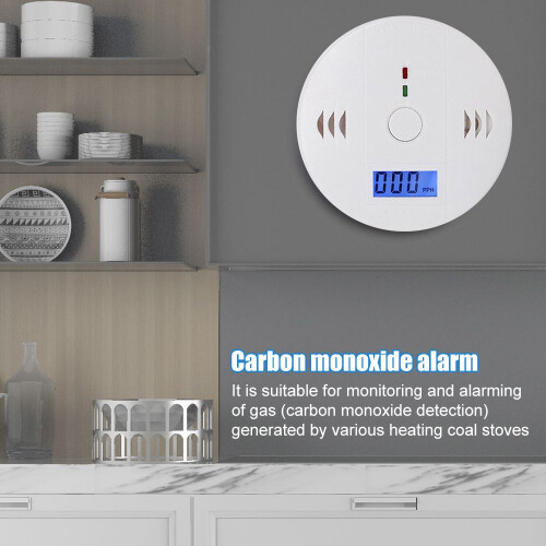 Carbon Dioxide Detector, Gas Alarm compatible Poisoning Risk_Surprise Gift