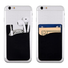 Black Friday 2-pack Universal Mobile wallet/card holder - Self-adhesive black_black/Black_Surprise Gift