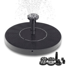 Promotion at a low price! Fountain - Solar Fountain / Water Fountain Solar Cell - 16 cm Black_Surprise Gift