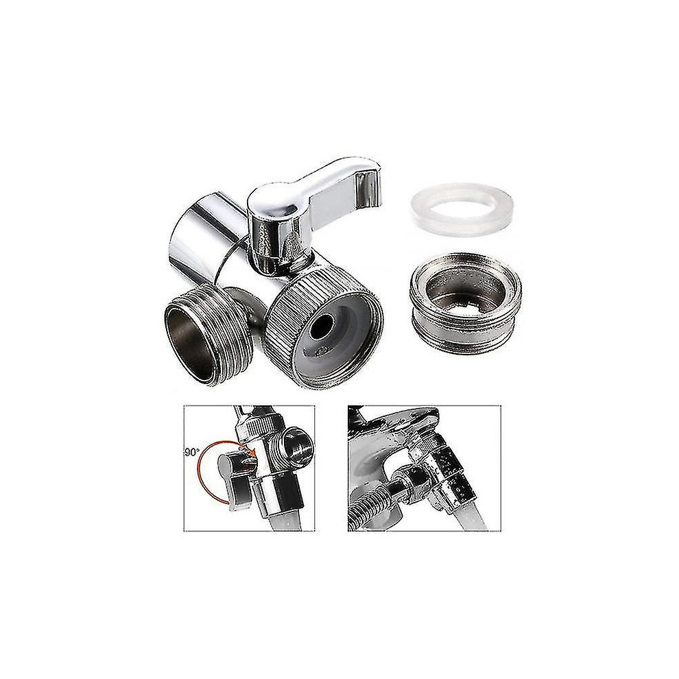 Switch Faucet Adapter Sink Splitter Diverter Valve Water Faucet Connector Compatible Toilet Bidet Shower Kitchen Accessories_surprise Gift 6902344814753