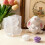 Vase en forme de lapin élégant, moule en Silicone,-modèle 2 5