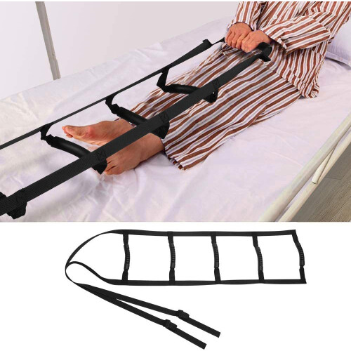 Bed ladder aid - pull-up aid with handle straps - rope ladder_Surprise Gift