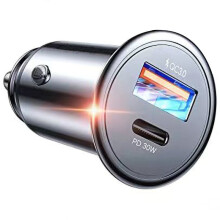 USB Car Charger, 48W Fast Charging iPhone compatible Car Charger, PD3.0QC3.0 Fast USB Car Charger Adapter Compatible with iPhone compatible 13 12 11