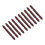 10Pcs Double Ended Screwdriver Bits Cross Magnetic Bit Set with 1/4in Hex Shank PH2 Head 4