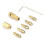 7 Pcs 0.5-3mm Electric Drill Bit Collet Micro Twist Drill Chuck Tool Adapter (3.17mm ) 3