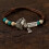 Adjustable Bohemian Style Turquoise Horse Bracelet Accessory For 7