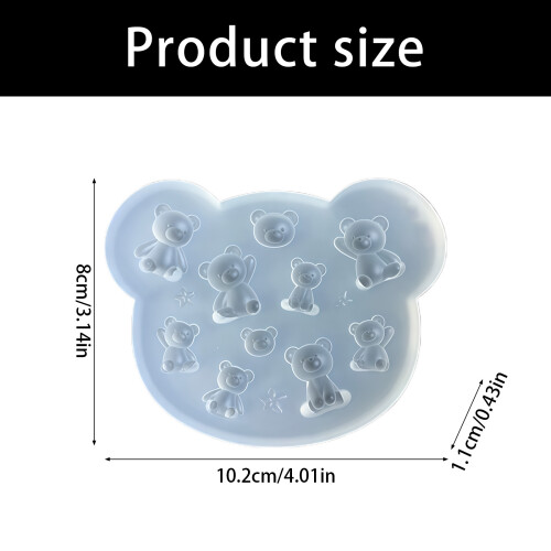 High Grade Silicone Bear Mold Great For Chocolate Candy And 1